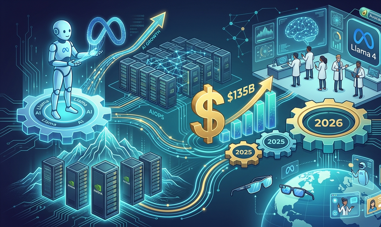 MetaがAIに20兆円投資！2026年設備投資「1,350億ドル」へ上方修正の衝撃と狙い
