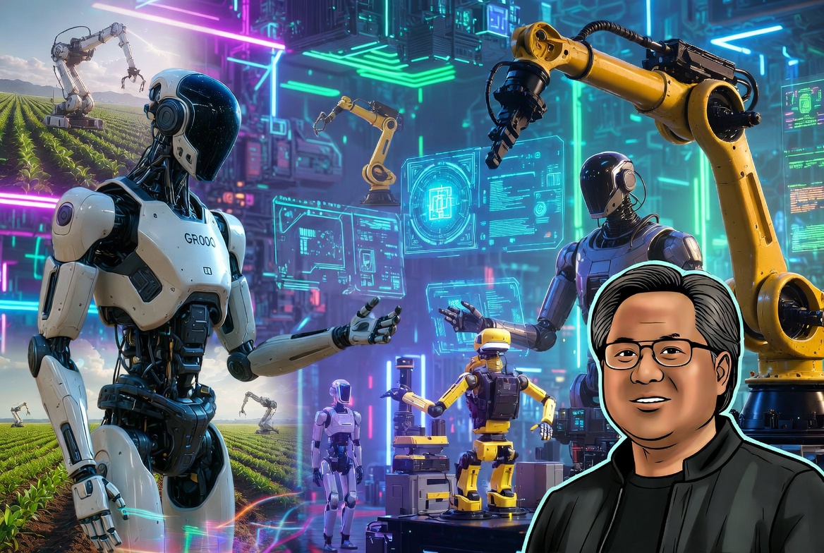 NVIDIA「物理AI」の全貌 — ロボットが言葉を理解し、自ら考え、動く時代が始まった