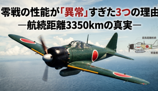 零戦の性能が「異常」すぎた3つの理由—航続距離3350kmの真実