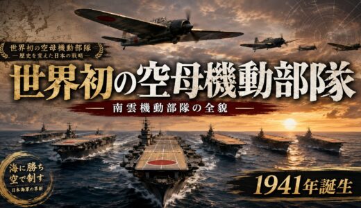 世界初の空母機動部隊は日本が作った　南雲機動部隊の全貌