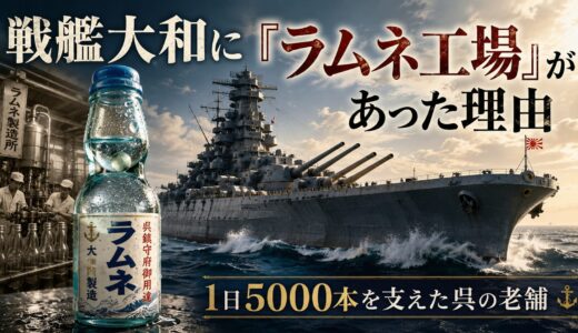 戦艦大和に「ラムネ工場」があった理由｜1日5000本を支えた呉の老舗