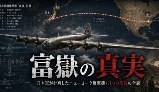 富嶽の真実｜日本軍が計画したニューヨーク爆撃機・3つの失敗の全貌