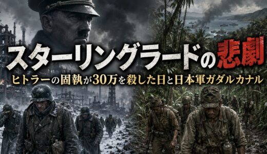 スターリングラードの悲劇｜ヒトラーの固執が30万を殺した日と日本軍ガダルカナル