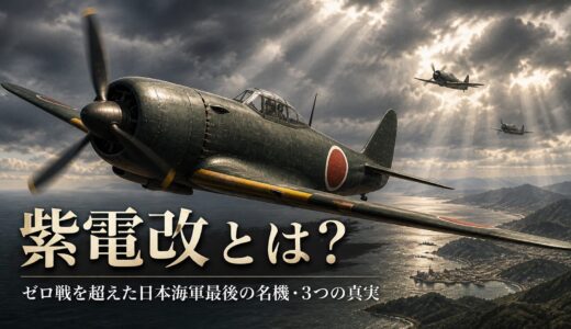 紫電改とは？ゼロ戦を超えた日本海軍最後の名機・3つの真実