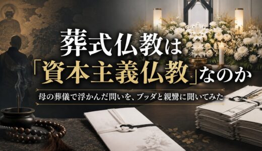 葬式仏教は「資本主義仏教」なのか。母の葬儀で浮かんだ問いを、ブッダと親鸞に聞いてみた